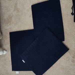 Room essentials navy bath mats